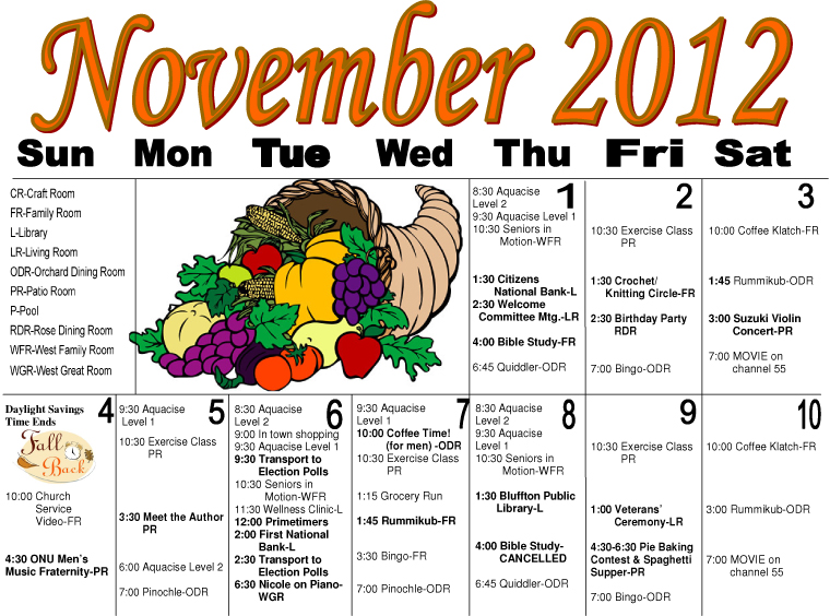 Mennonite Memorial Home November calendar available to Icon viewers