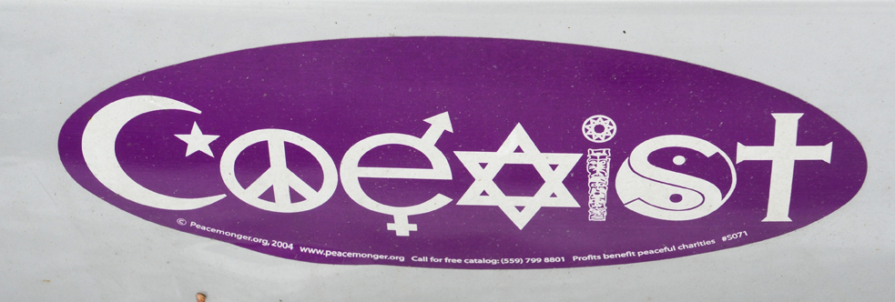 Coexist Sticker Symbol Meanings