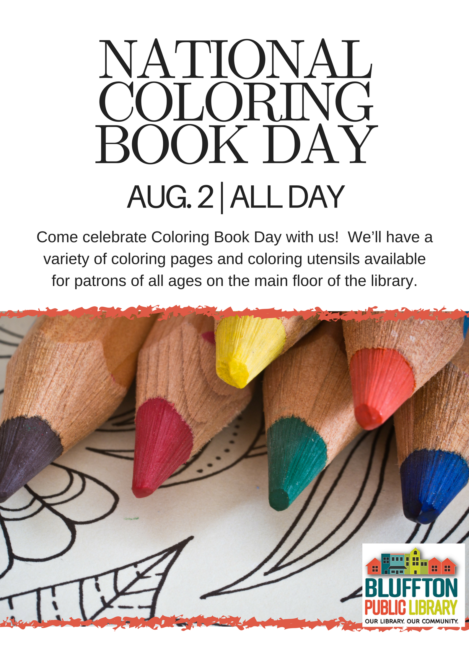 National Coloring Book Day comes but once a year The Bluffton Icon