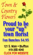 Town and Country Flowers advertisement on The Icon