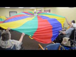 Parachute exercise, 7 18 14