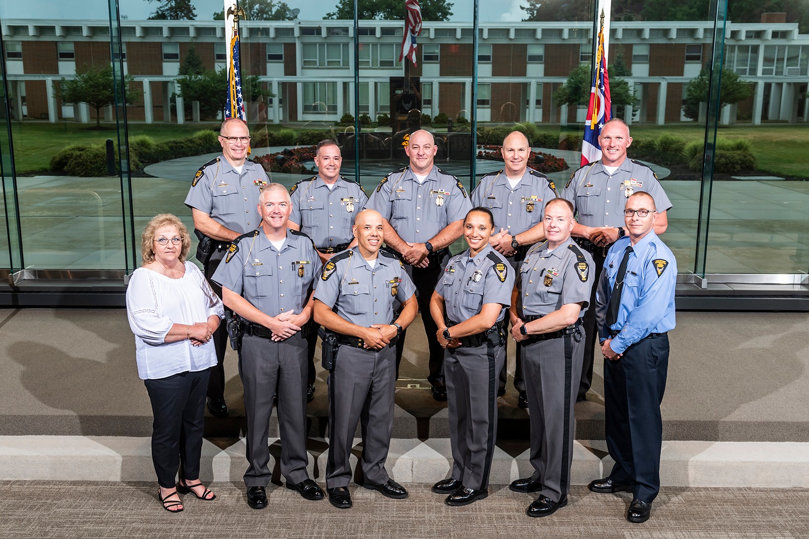 Promotions awarded to Bowers and Crow of Findlay OSHP