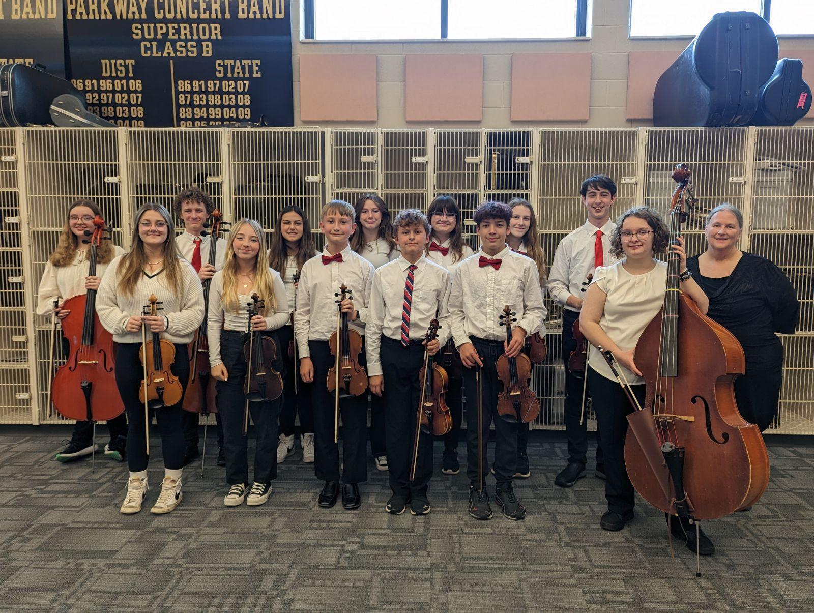 Bluffton orchestras are Superior at OMEA adjudication Bluffton Icon