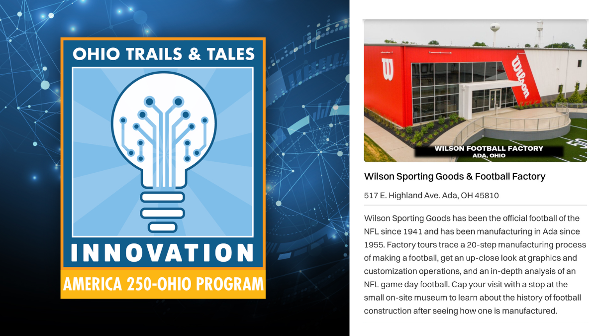 On the other Icon: Wilson Football Factory featured on Ohio Innovation Trail