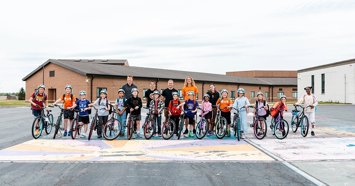 STEM program connects ONU Engineering students with student bike riders