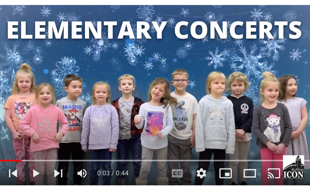 K5th grade Christmas concerts online Bluffton Icon