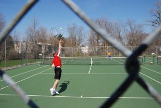 Serve on the way