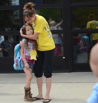 First hug of summer