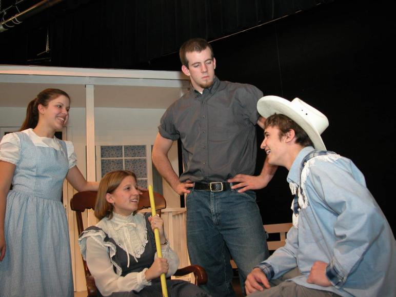 Joy (Savage) Harris, Mary (Miller) Glick, Nick Nowlan, Aaron Montgomery