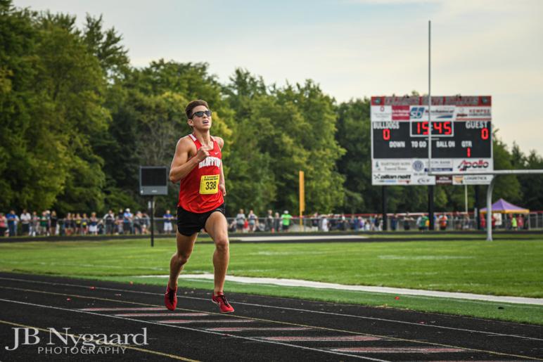 Landon Armstrong, placed 1st out of 121 CG Invite runners / PHOTO by Jamie Nygaard