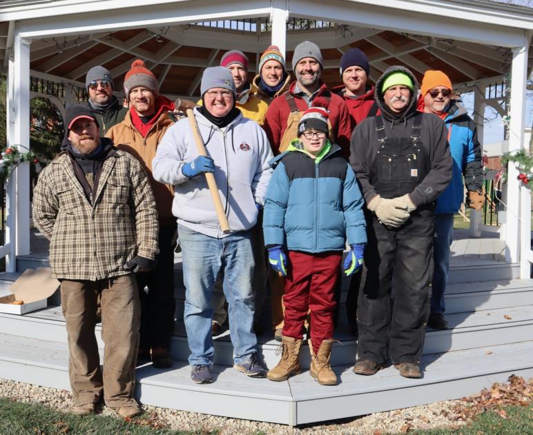 Most of the 2022 volunteer crew
