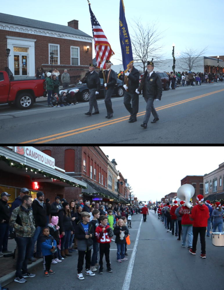 American Legion color guard, BHS Marching Band