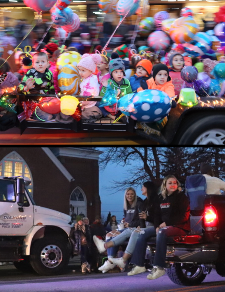 Parade participants of all ages