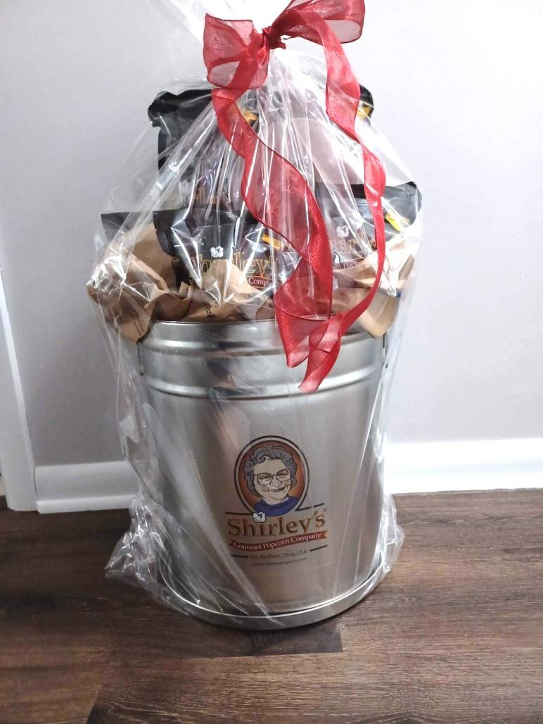 Shirley's Gourmet Popcorn Co basket