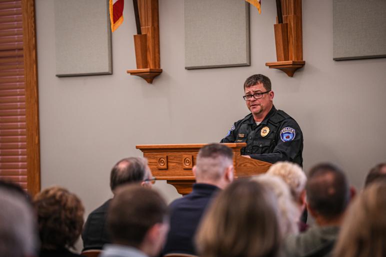 Bluffton Police Chief Ryan Burkholder