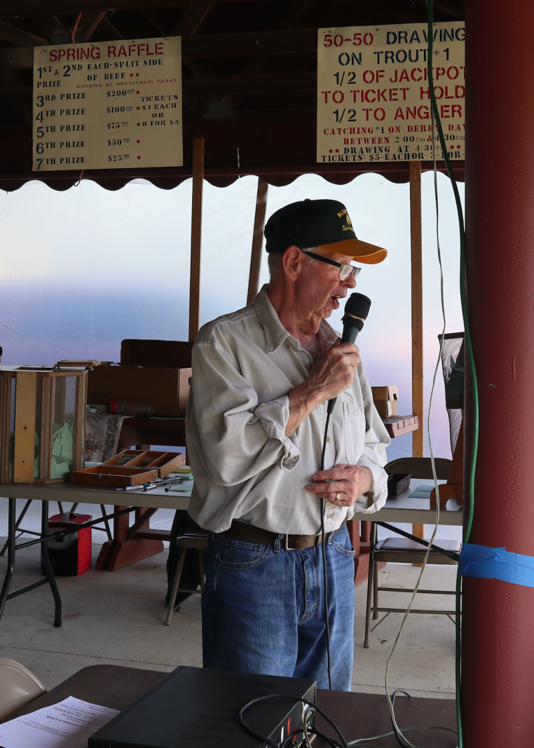 Sportsmen's Club president Tom Augsburger