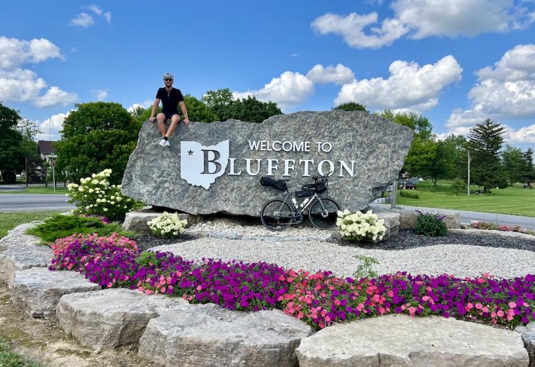 Sam Crisp arriving in Bluffton