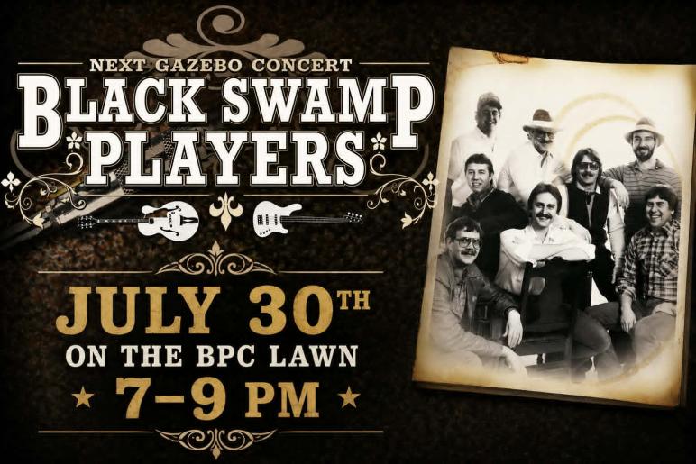 Next at the Gazebo: Black Swamp Players | Bluffton Icon