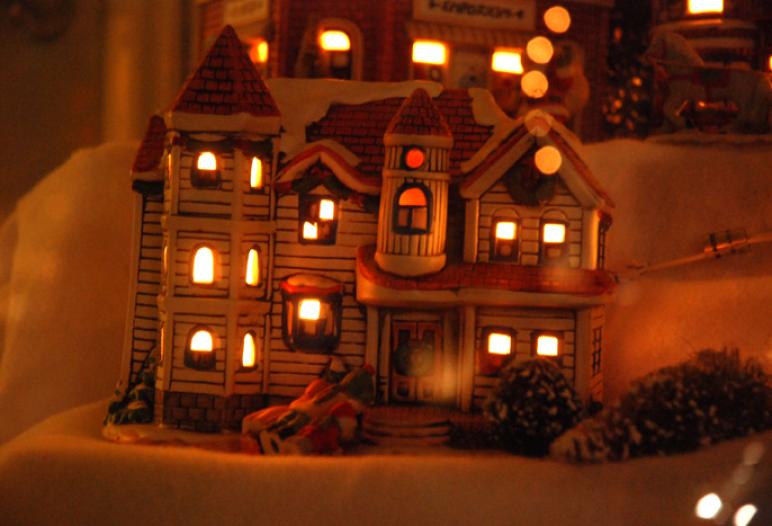 Dough Hook Christmas village