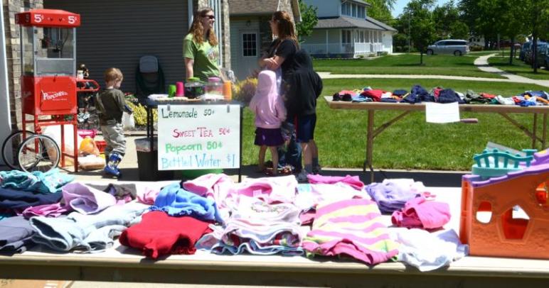 Garage sale paradise