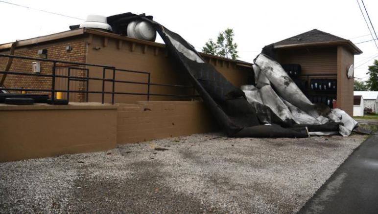 There goes the roof