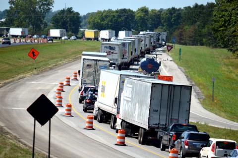 Southbound at SR 235