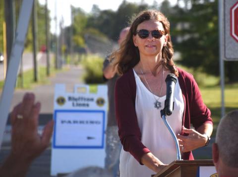 Patty Navin, Bluffton Lions Club president