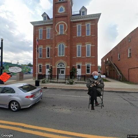 At the town hall