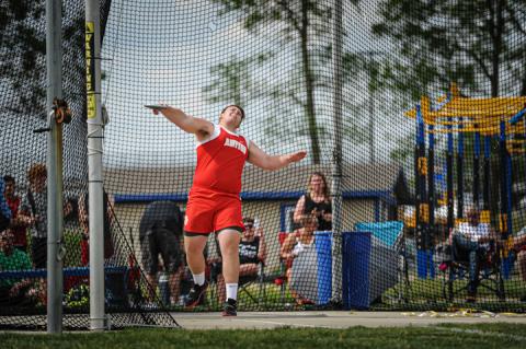 Aaron Tabler in discus, 7th