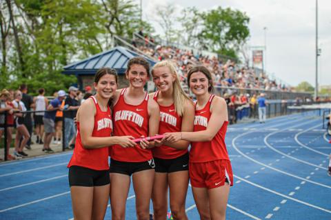 Ella Amstrong, Sami Scoles, Clara Matthews, Skylar Scoles, 4x800, 4th place