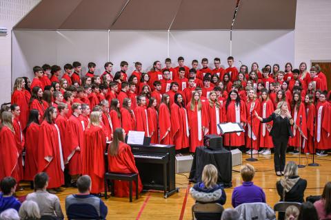 BHS concert choir / PHOTO Jamie Nygaard
