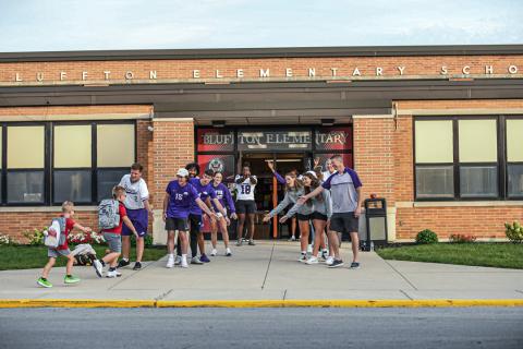 Bluffton Elementary School on a High-Five Friday