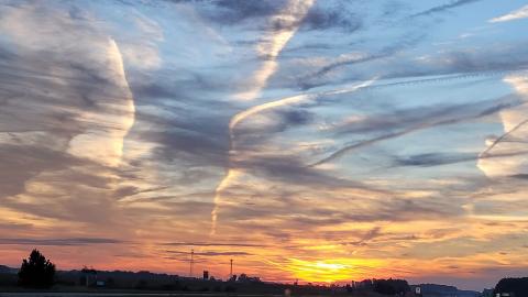 Jodie Brauen skies over Bluffton 2