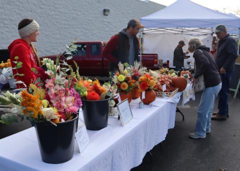 Beautiful blooms at the Bluffton Farmers Market