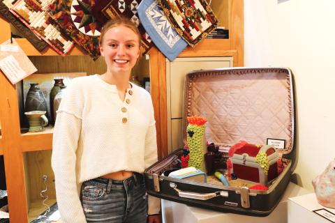 Student artist Alison Diller