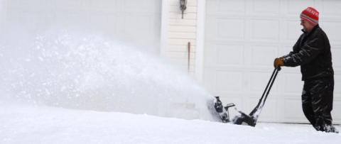 2-7-10 Ron Epp cleans his driveway