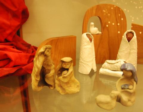 Nativities at the library