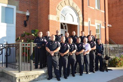 Breast cancer awareness BPD uniforms