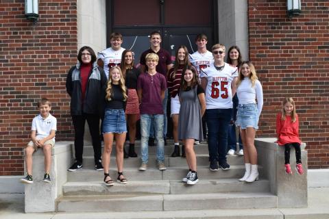 Bluffton High School 2021 Homecoming Court