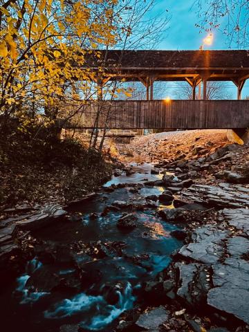 Benroth Bridge scene by Jessica (Nevergall) Montague