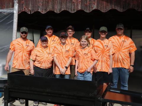 Scout Troop 256 at the 2022 Bluffton Trout Derby