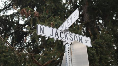 New street sign sample