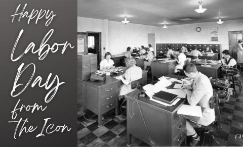 Workers at Triplett Electrical Instrument Company in 1939