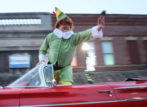 The elf has left the shelf to join Blaze Parade 2022
