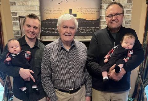 Four generations of Hermillers