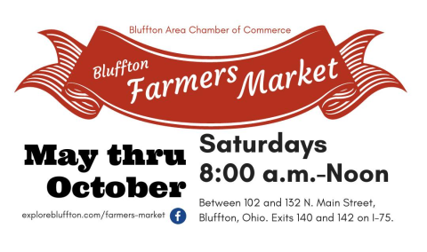 Bluffton Farmers Market, a program of the Bluffton Area Chamber of Commerce