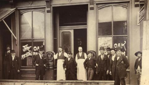 One of 13 Bluffton saloons in the 1890s / PHOTO provided by Fred Steiner