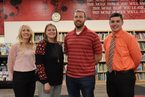 L-R) Leslie Liberato, Diana Donaldson, Scott Schnipke, Jake Staley