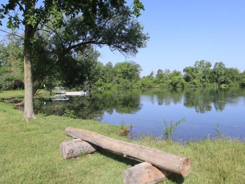Lake in the Bluffton University Nature Preserve
