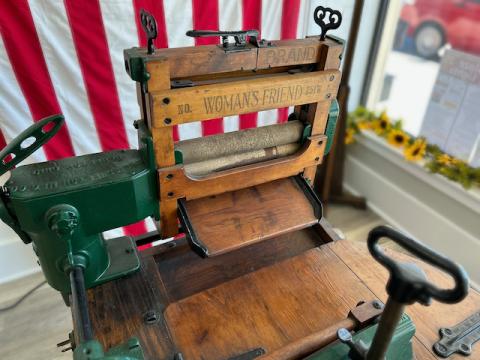 Early Bluffton product displayed at the law offices of Scott Basinger